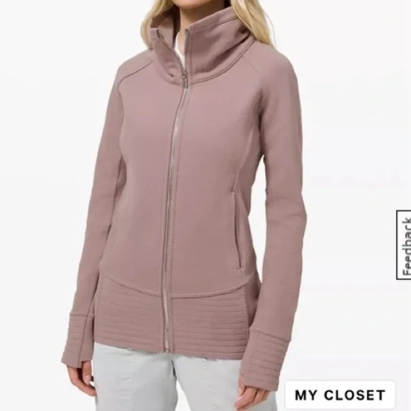 lululemon athletica Jackets & Blazers - Lululemon Zip Up Radiant II Jacket Violet Verbena Womens M NWT EXPIRED COLOR!